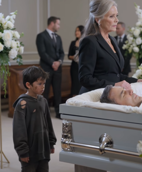 Partes 2: Por un largo segundo, toda la sala del funeral desapareció.