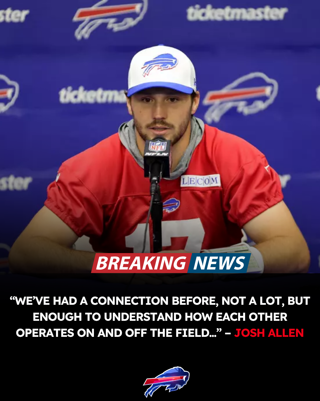 Josh Allen Speaks Out After DJ Moore Joins the Bills — “We’ve Had a Connection Before,” A Detail Drawing Attention Behind the Move