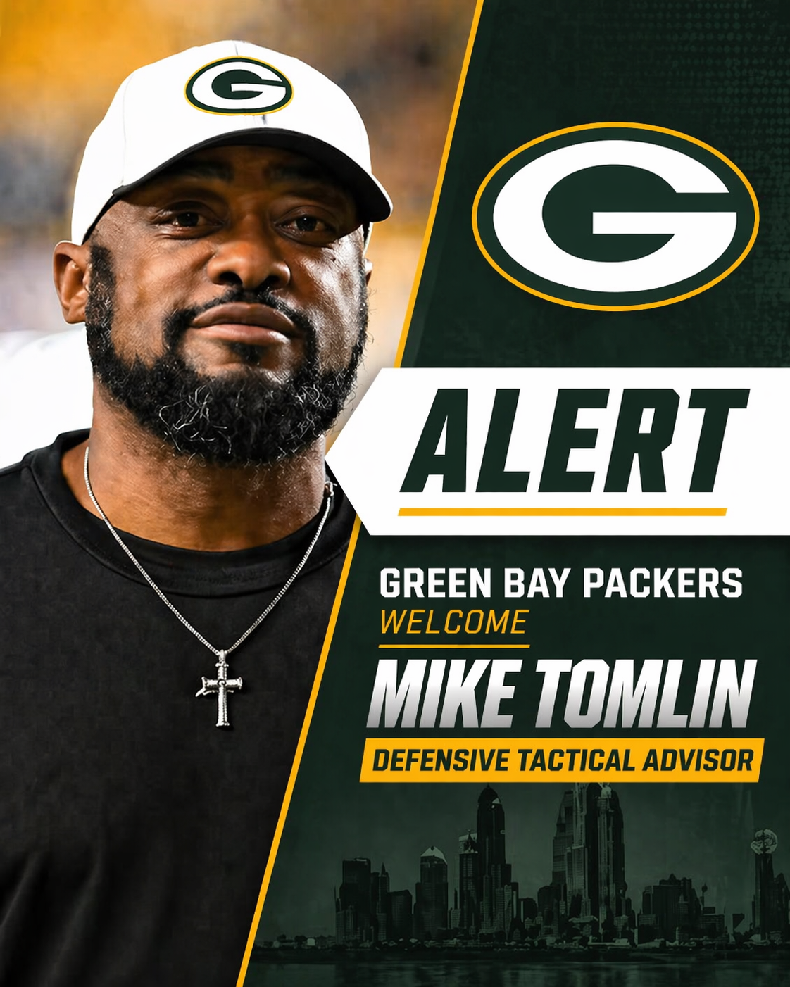 🚨 BREAKING: Mike Tomlin Joins the Green Bay Packers as Defensive Tactical Advisor Following Retirement