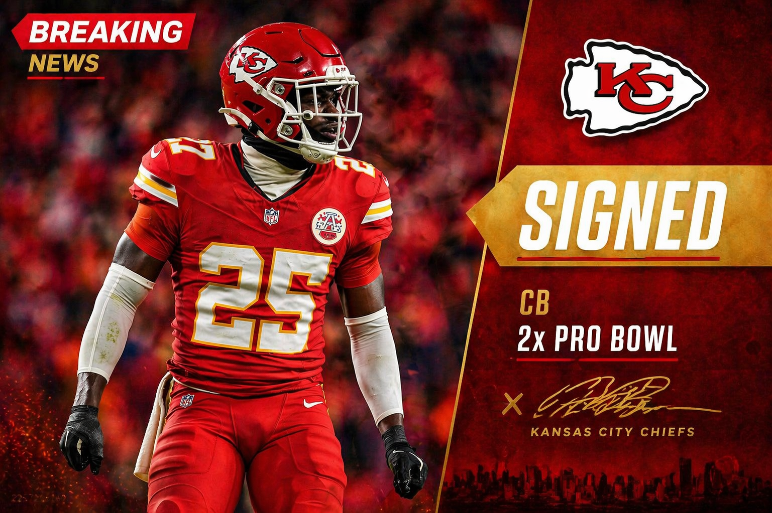 Just 12 Hours After Buffalo Bills Failed to Re-Sign 2× Pro Bowl Veteran Cornerback, This Superstar Set His Sights on Joining Kansas City Chiefs to Pursue His First Super Bowl