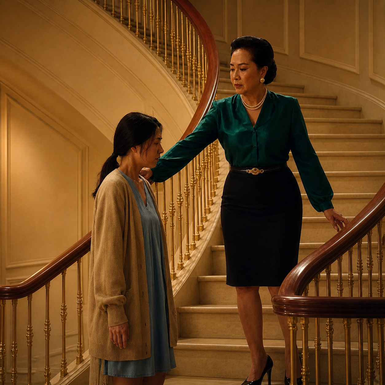 55G ลูกสะใภ้จนถูกเหยียดหยามในคฤหาสน์หรูของไทย — ฐานะที่แท้จริงทำให้แม่สามีหน้าซีด