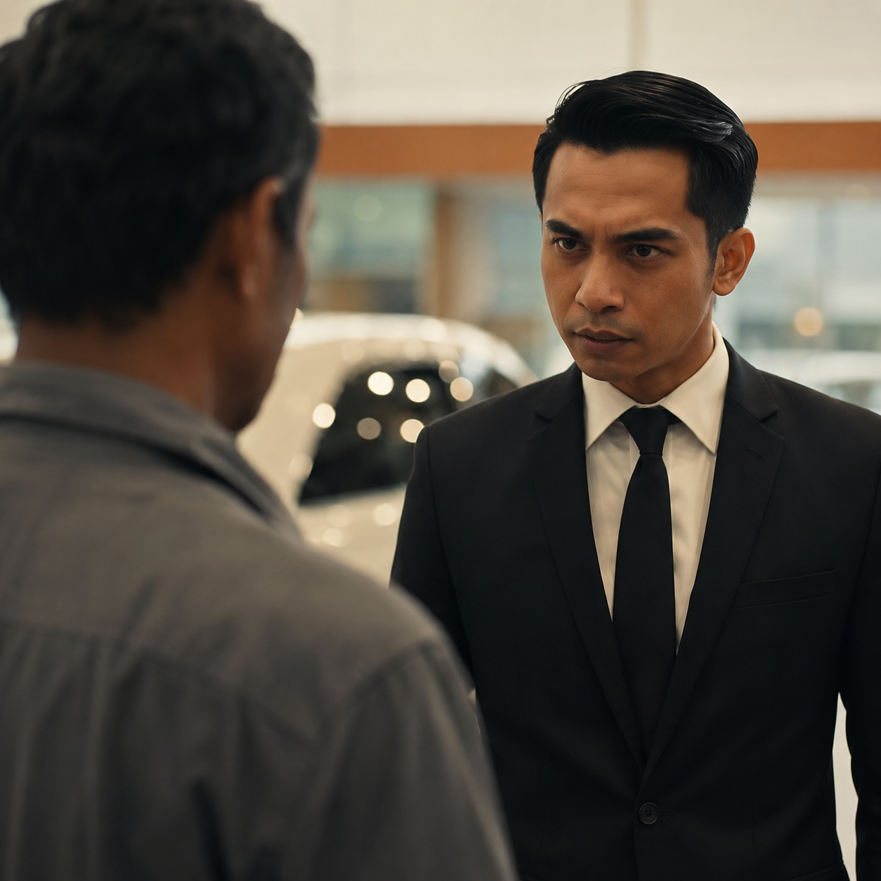 84D Dihina Karena Baju Berdebu, Pekerja Itu Membuat Seluruh Showroom Terdiam Saat Identitasnya Terungkap