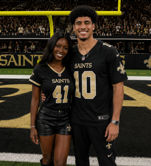 Saints Superstar WR Speaks Out to Defend His Fiancée After Wave of Personal Attacks Targeting Her First Public Appearance as the Saints’ Woman of Color Media Representative