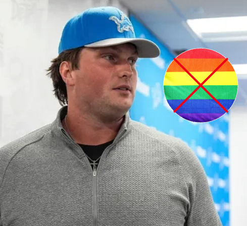 Detroit Lions Rookie Sparks Major Controversy After Refusing to Participate in NFL Pride Month Commemorative Photo Shoot