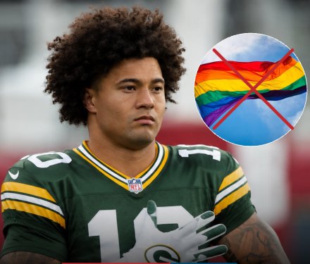Packers Rookie Sparks Major Controversy After Refusing to Participate in NFL Pride Month Commemorative Photo Shoot