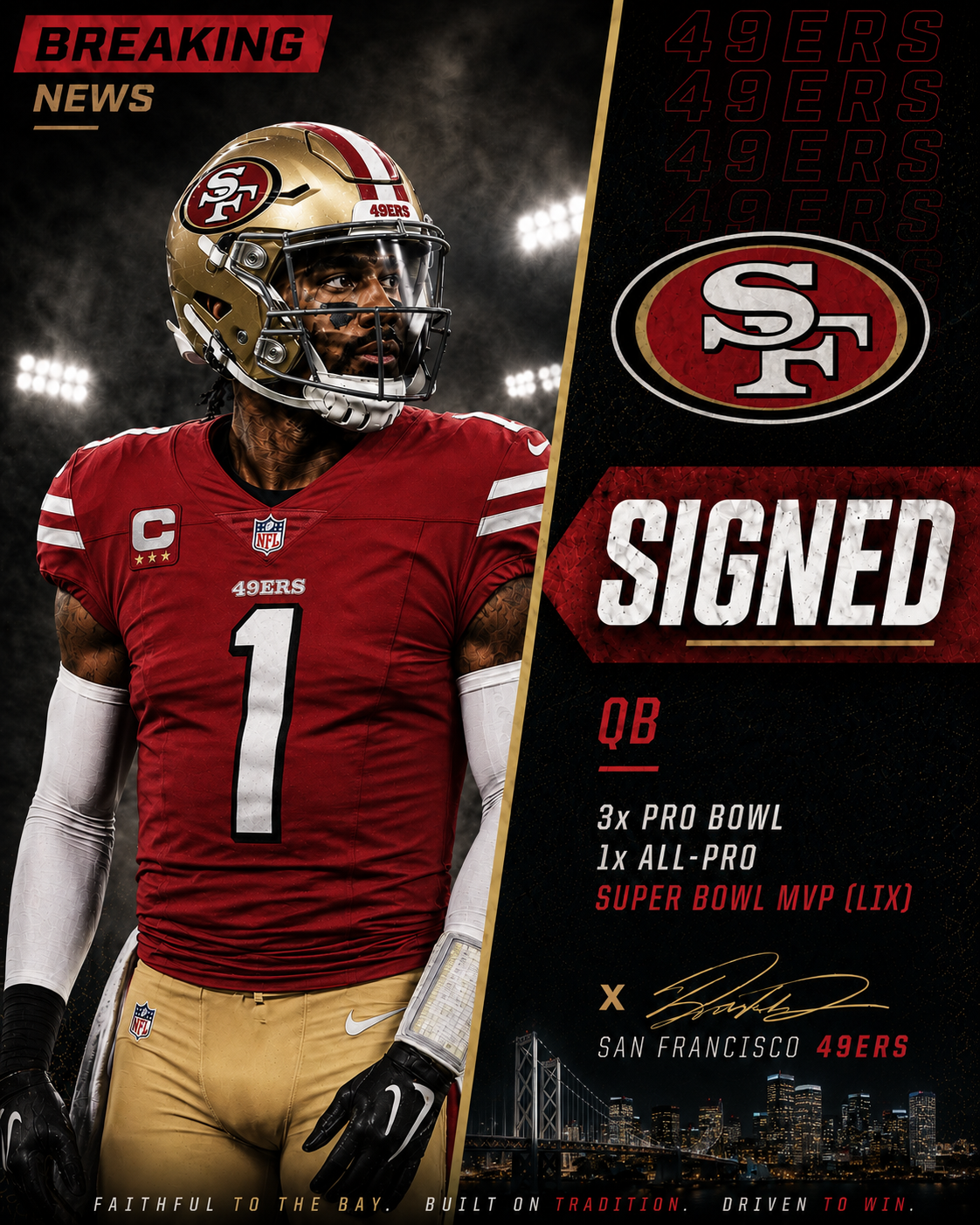 San Francisco 49ers Named Top Landing Spot For $255 Million Eagles Super Bowl MVP QB 