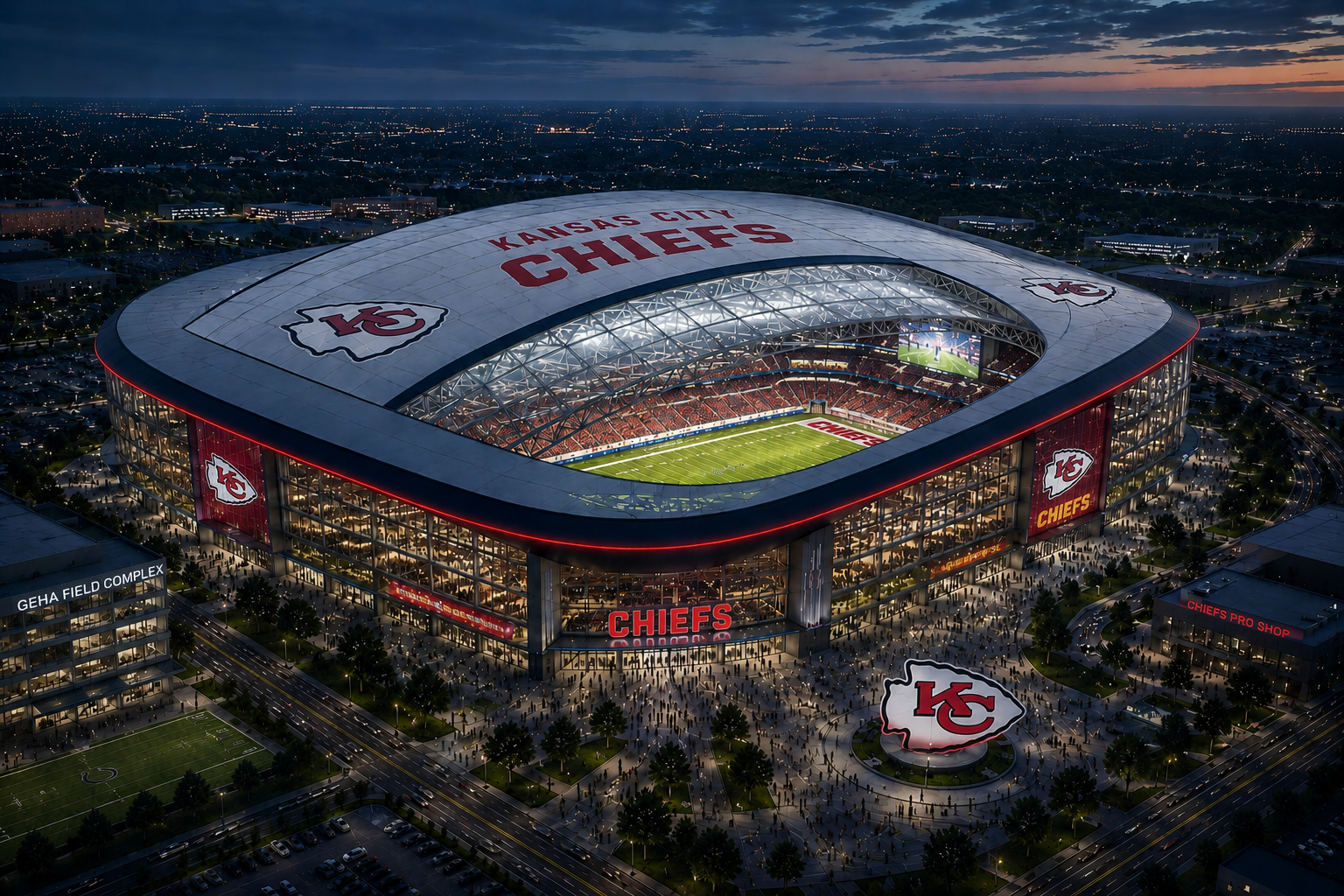 Kansas City Chiefs Announce New Design for $4.7 Billion Arrowhead Stadium Project: A Groundbreaking Investment in the Future of Football