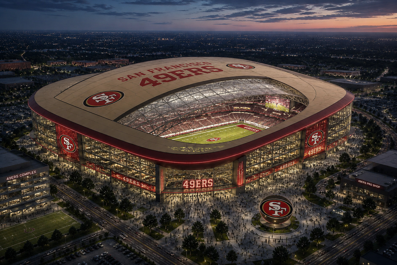 San Francisco 49ers Announce New Design for $4.7 Billion Levi's Stadium Redevelopment Project: A Groundbreaking Investment in the Future of Football