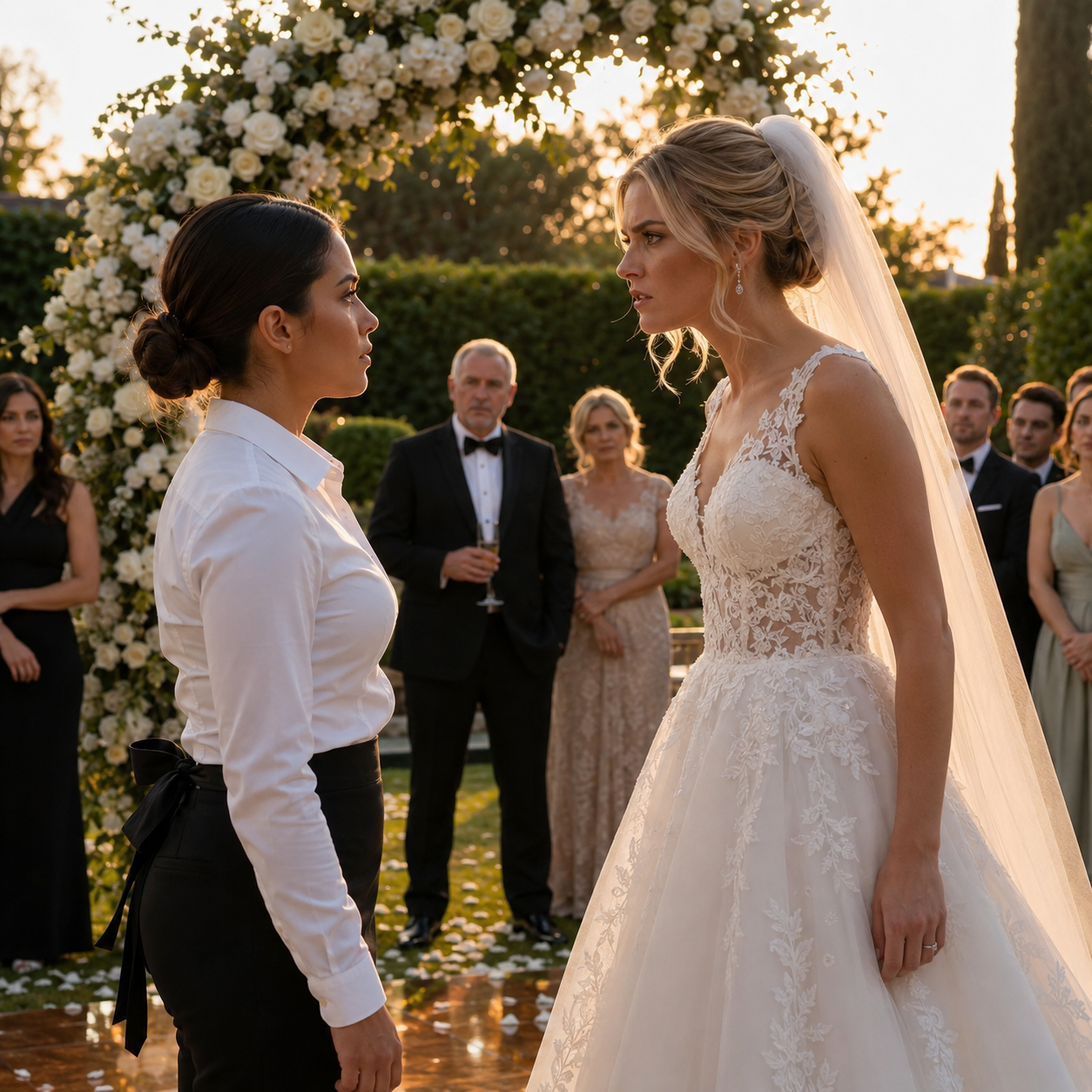 52USPH “She Threw the Employee Into the Champagne Tower… Until a Hidden USB Exposed the Entire Wedding!”