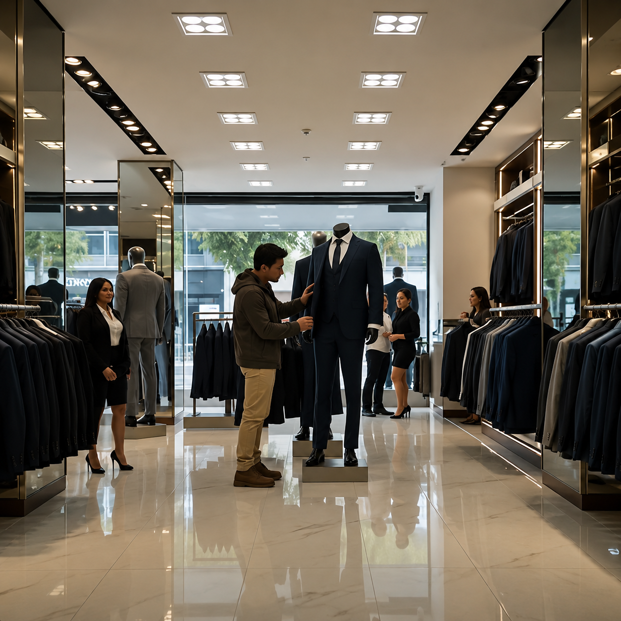 MK004  Le Dijo que No Podía Pagar un Traje… Pero una Llamada Dejó a Toda la Tienda en Silencio
