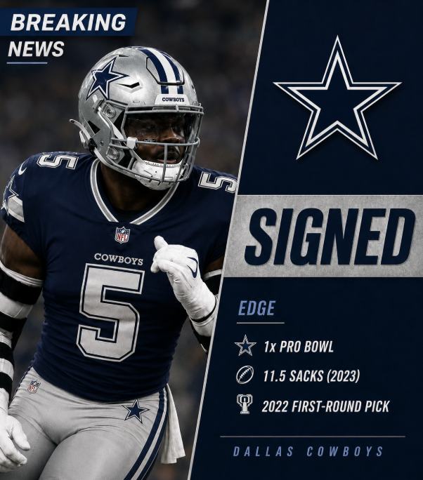 BREAKING: Just Hours After the Giants Struggled to Keep Him, a 23.5 Sack Defensive Star Is Suddenly Eyeing the Cowboys, per Adam Schefter