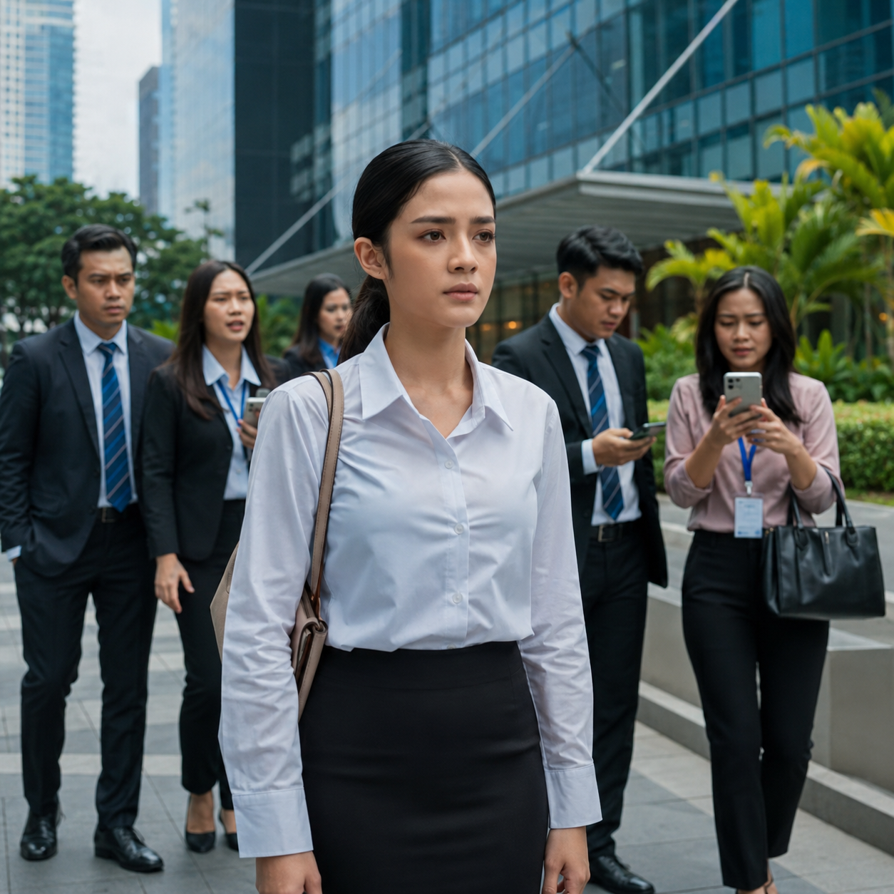 117D Ditampar dan Didorong ke Genangan Air Kotor… Gadis Itu Hanya Diam Sampai Orang Wali Kota Datang