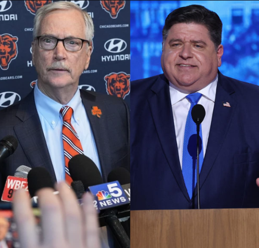 Just 12 Hours After George McCaskey Publicly Puts Bears Up for Sale at $10 Billion, Governor JB Pritzker Suddenly Demands Accounting for $3 Billion Debt from George Halas Era, 150GB of Documents Released Leaving Bears Community Furious.