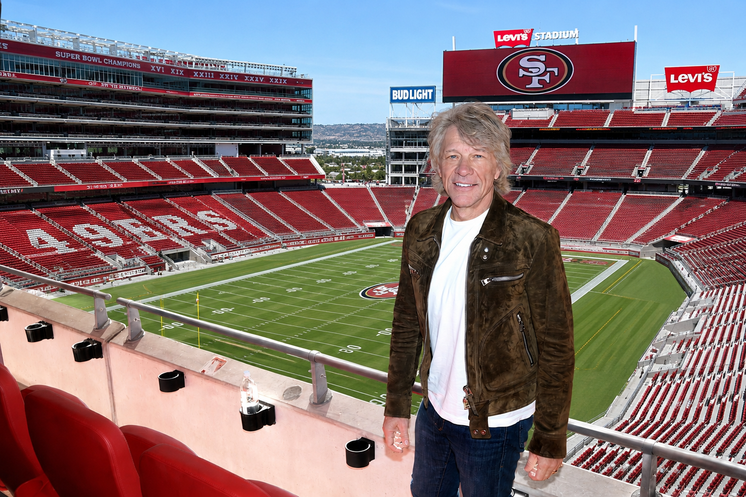Jon Bon Jovi, The King of New Jersey Rock, Confirmed for 49ers’ Home Opener Halftime Show at Levi’s Stadium, per Adam Schefter
