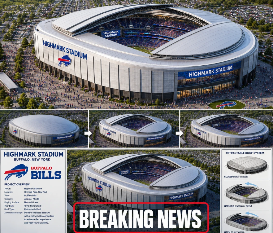 BREAKING: Owner Terry Pegula has submitted a new $149 million movable dome upgrade plan for New Highmark Stadium, designed to provide a better experience for the players
