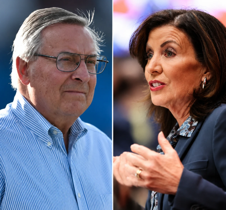 Just 12 Hours After New York Governor Kathy Hochul Suspended The $4.7 Billion Highmark Stadium Project Until 2030, Bills Owner Terry Pegula Shocked The NFL By Announcing He Would Relocate All Key Team Facilities To Pennsylvania.