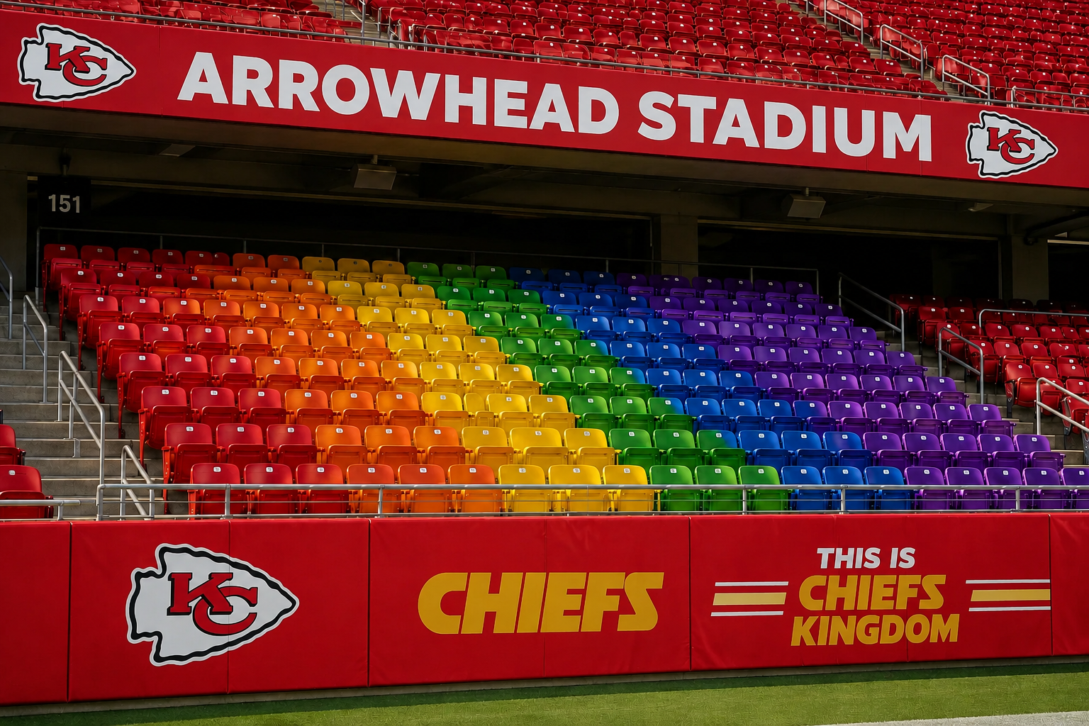 Chiefs Owner Clark Hunt Approves Rainbow Seating Section at Arrowhead Stadium for Pride Month