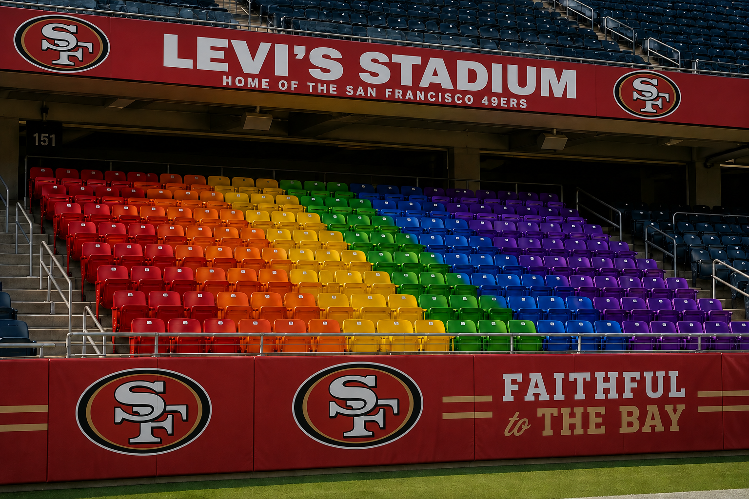 49ers Chairman Jed York Approves Rainbow Seating Section at Levi's Stadium for Pride Month