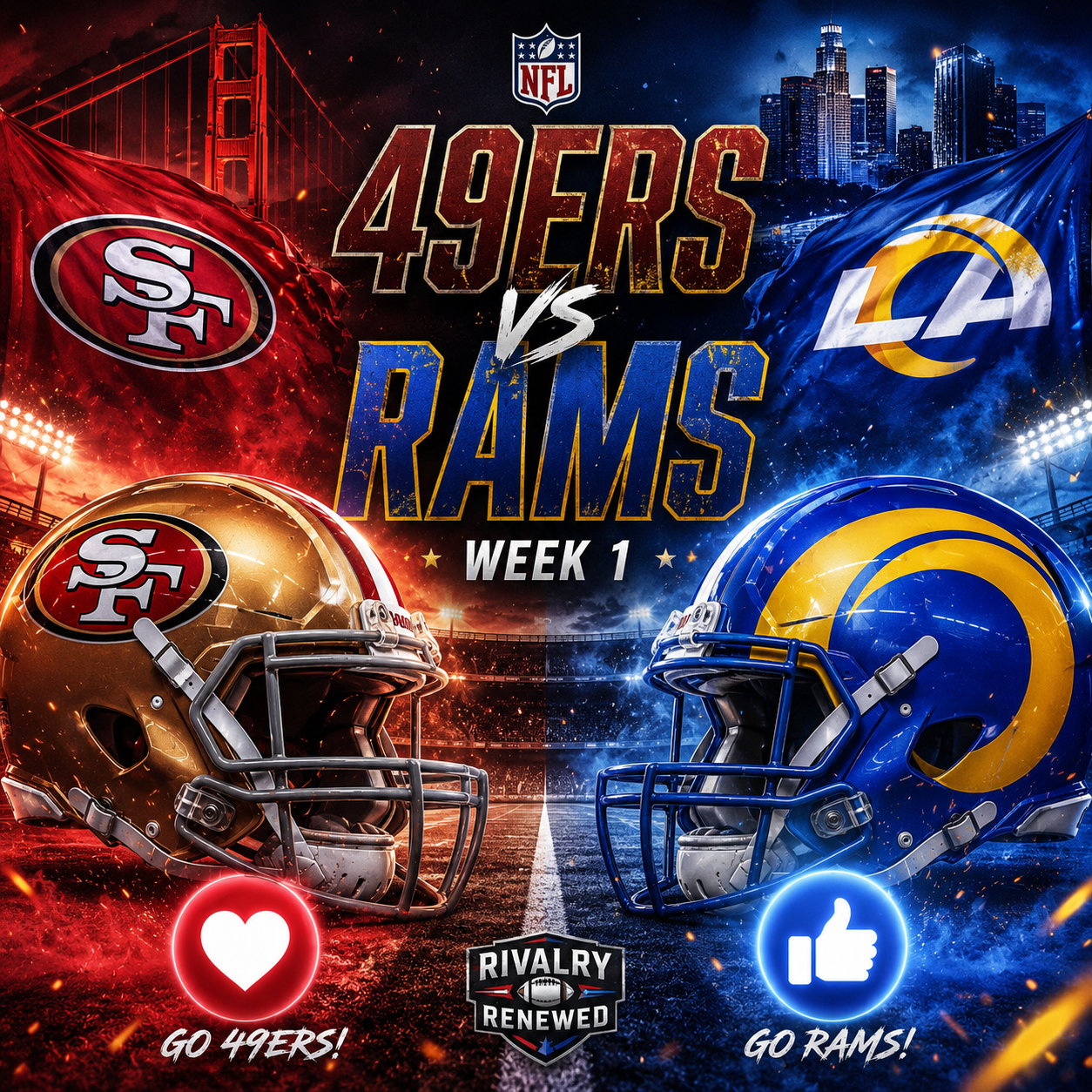 Time Update: San Francisco 49ers vs. Los Angeles Rams — Historic Season Opener Confirmed
