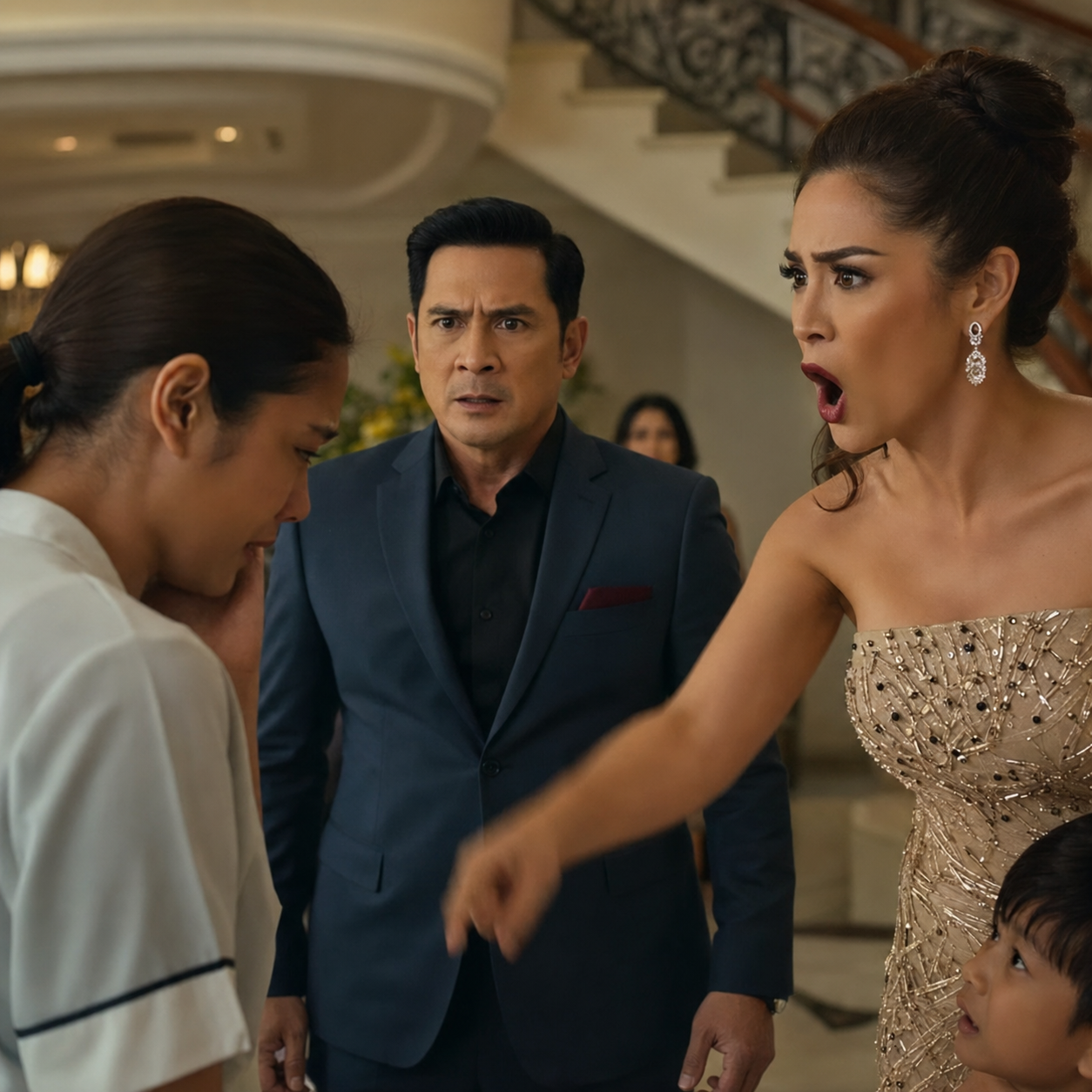 153B Tinawag ng Bata ang Katulong na “Nanay”… At Bumagsak ang Perpektong Imahe ng Mayamang Pamilya!
