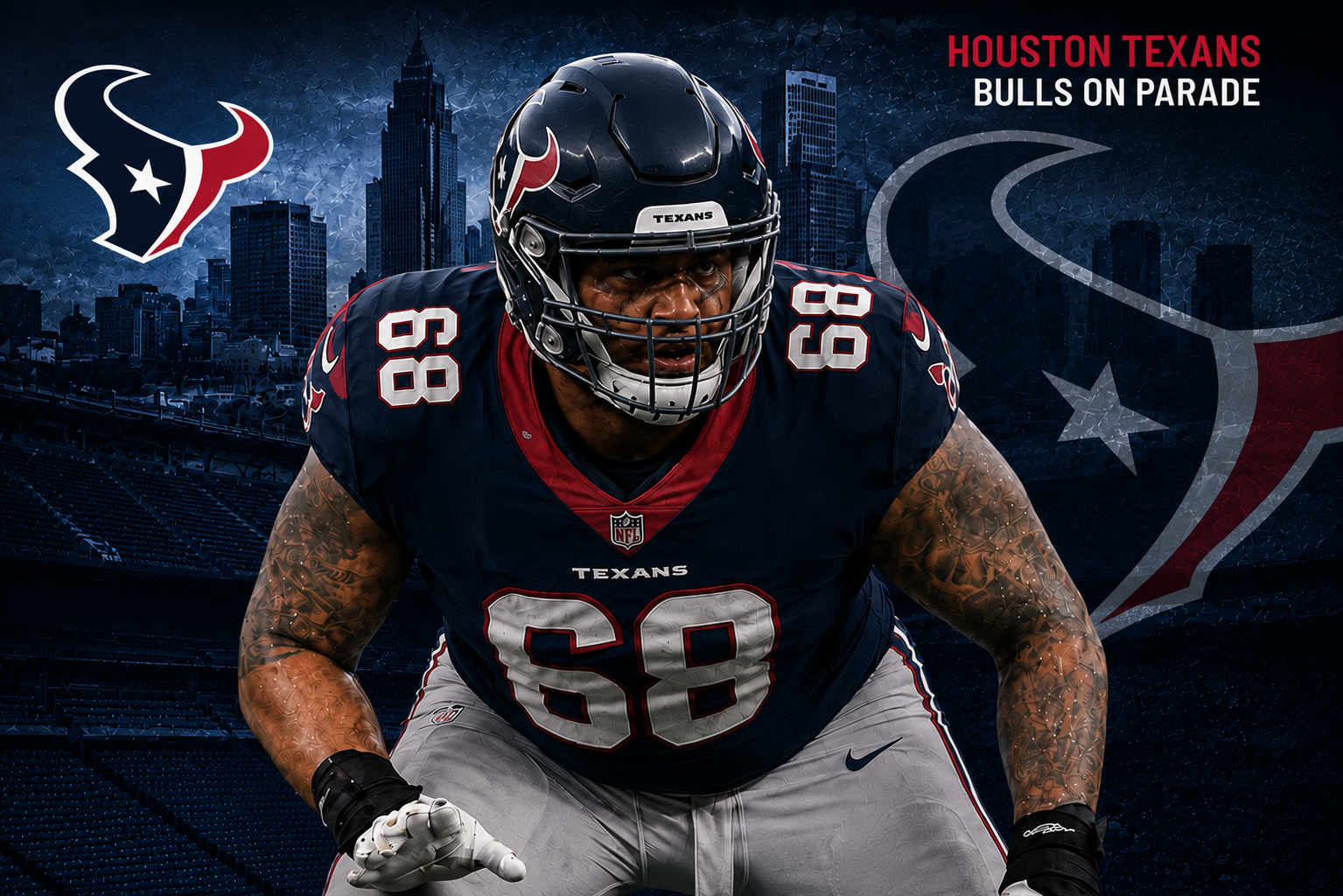 According to Adam Schefter's Confirmation, the 6-Foot-7, 324-Pound Offensive “Wall” and Former First-Round Tackle Is on His Way to Joining the Houston Texans on a $66 Million Contract