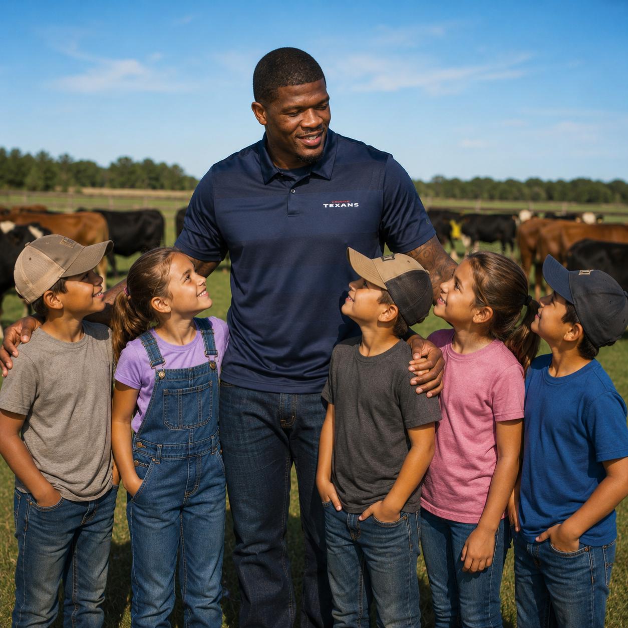 A Houston Texans Legend Turned Down the Spotlight Behind the ESPN Microphone Every Sunday Morning — Instead, He Chose a Humble Life, Building a Charitable Farm That Donates 60 Tons of Free Food Every Month to Orphans and the Homeless in Texas