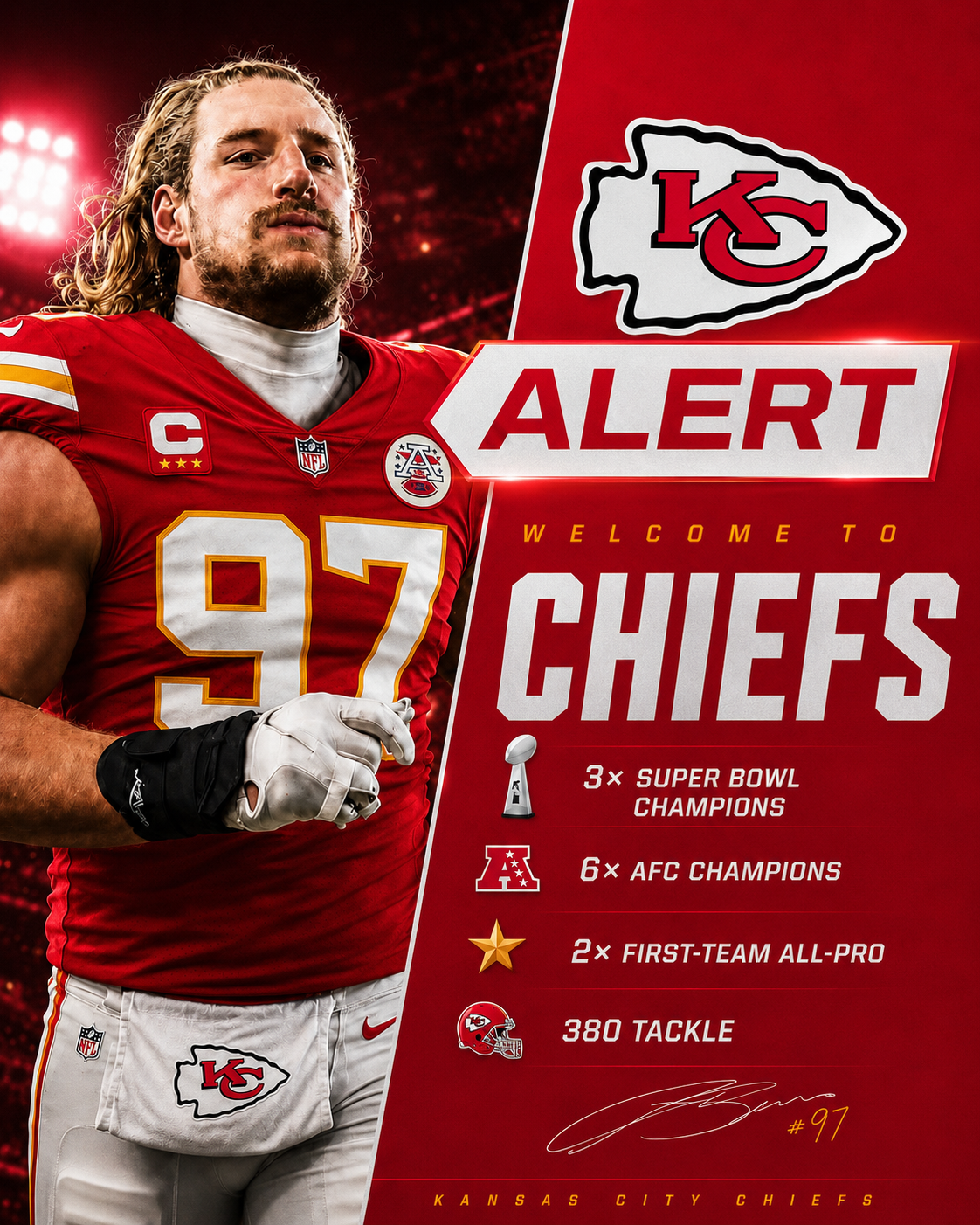 According to Adam Schefter "Confirmation," Kansas City Chiefs Confirmed as the Most Attractive NFL Destination for the $156 Million Defensive Superstar — Monday Morning Announcement Sends Chiefs Fans Into a Frenzy