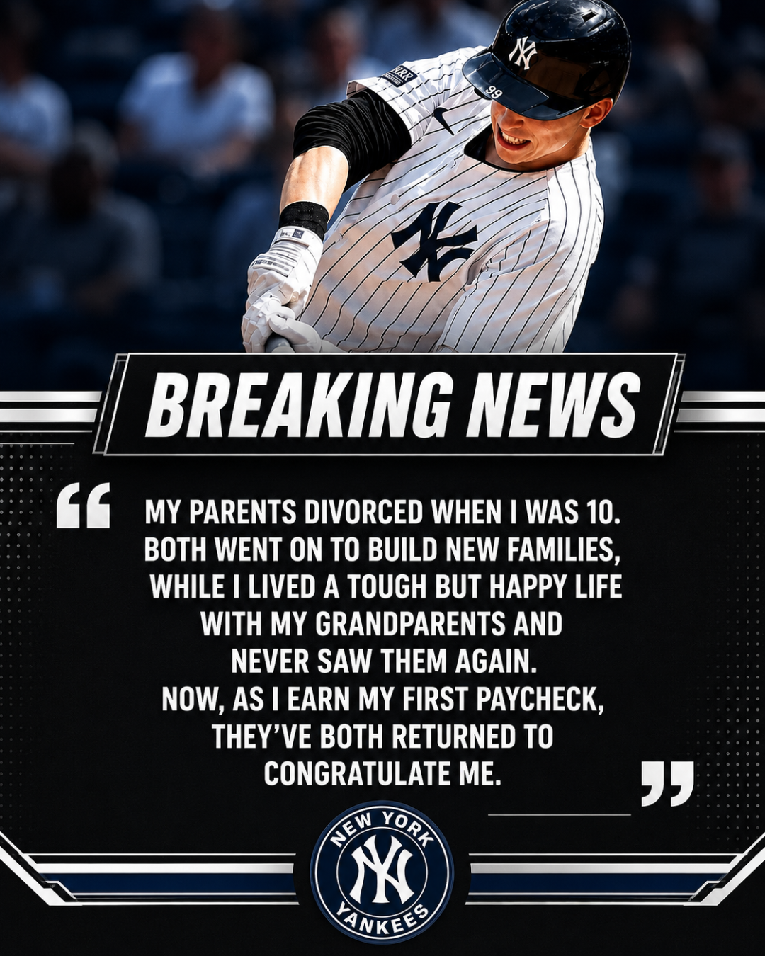 Yankees Rookie’s Heartbreaking Story Before His MLB Breakthrough