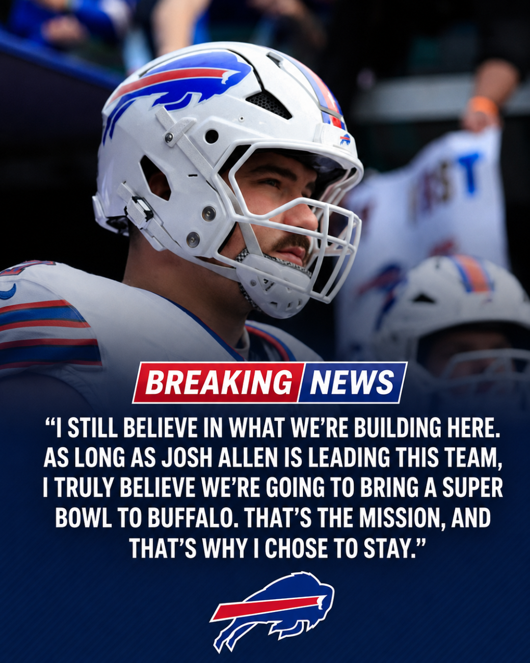 Turned Down $64M From Raiders, Bills Veteran Stays in Buffalo on $52M Deal to Chase Super Bowl