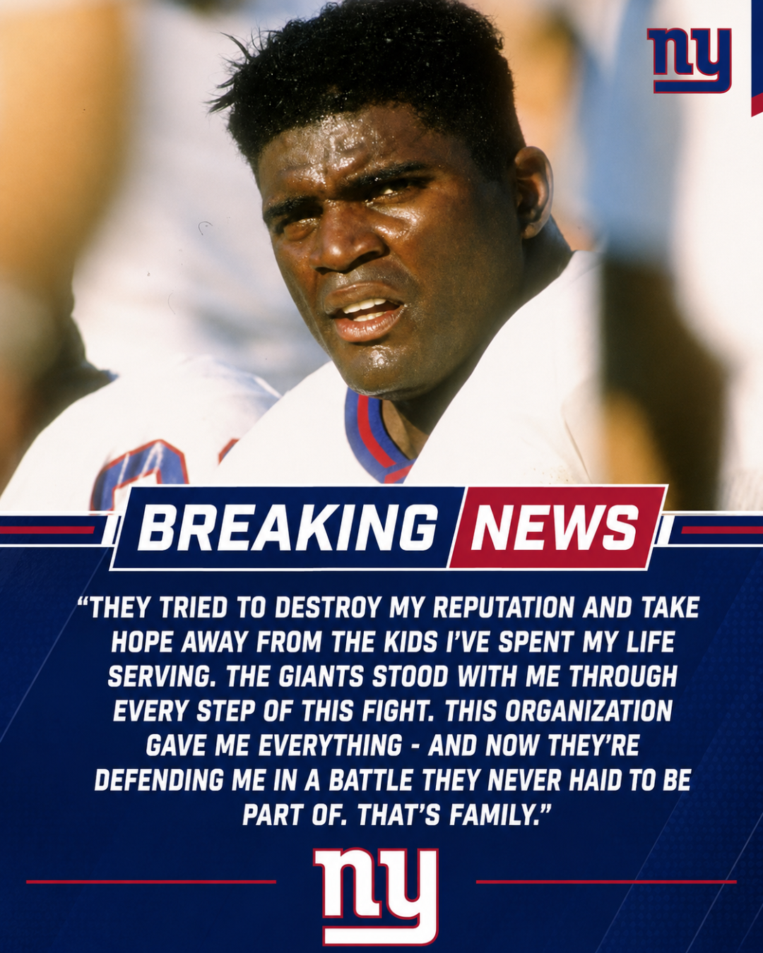 BREAKING: Giants Icon Lawrence Taylor Wins Fraud Lawsuit After Charity Exploited Kids — Team Protects His Legacy