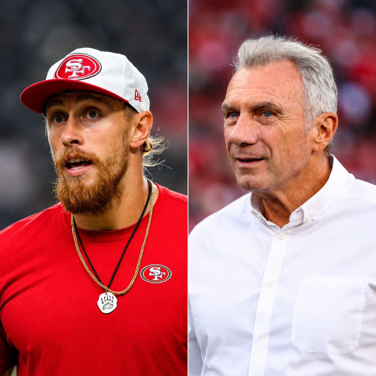 49ers Icon George Kittle Speaks Out to Defend Legend Joe Montana Amid a Fierce Wave of Backlash From the NFL Community