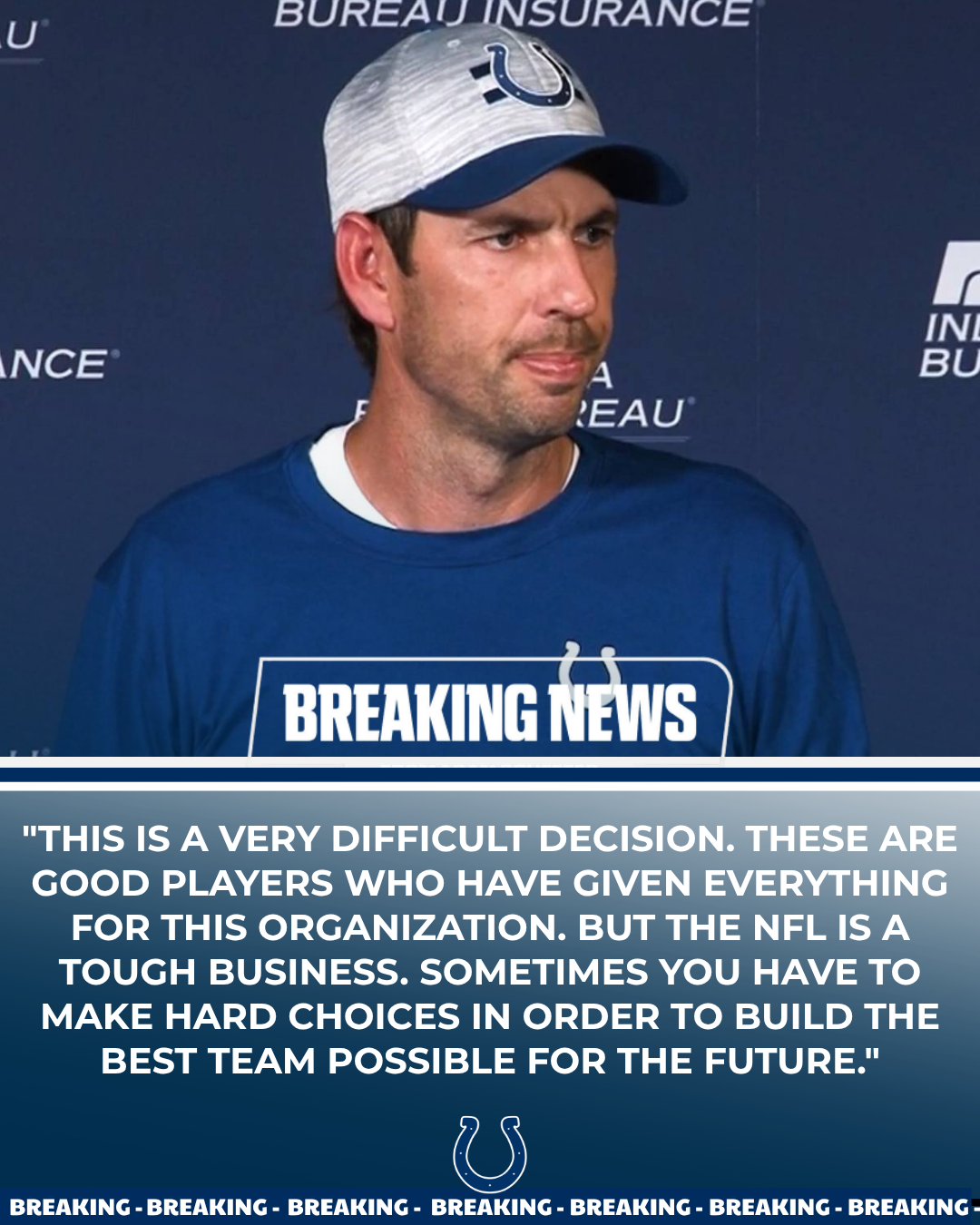 SAD NEWS: Indianapolis Colts Part Ways With Three Veteran Players In The Context Of Shane Steichen's Team Rebuild Plan Being Pushed Forward