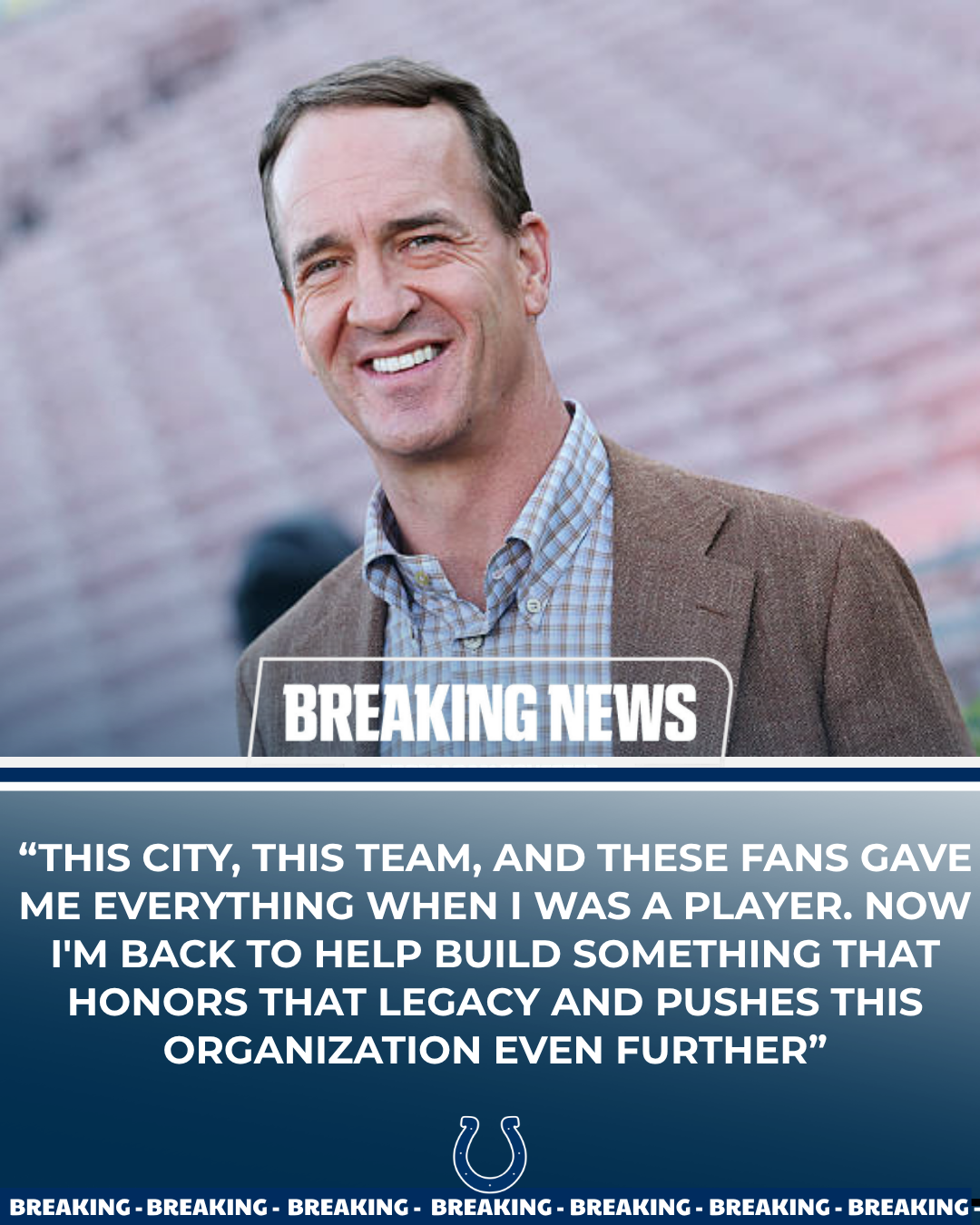 Peyton Manning Returns to Indianapolis Colts as Co-Owner — A Legendary Reunion That Redefines the Team’s Future