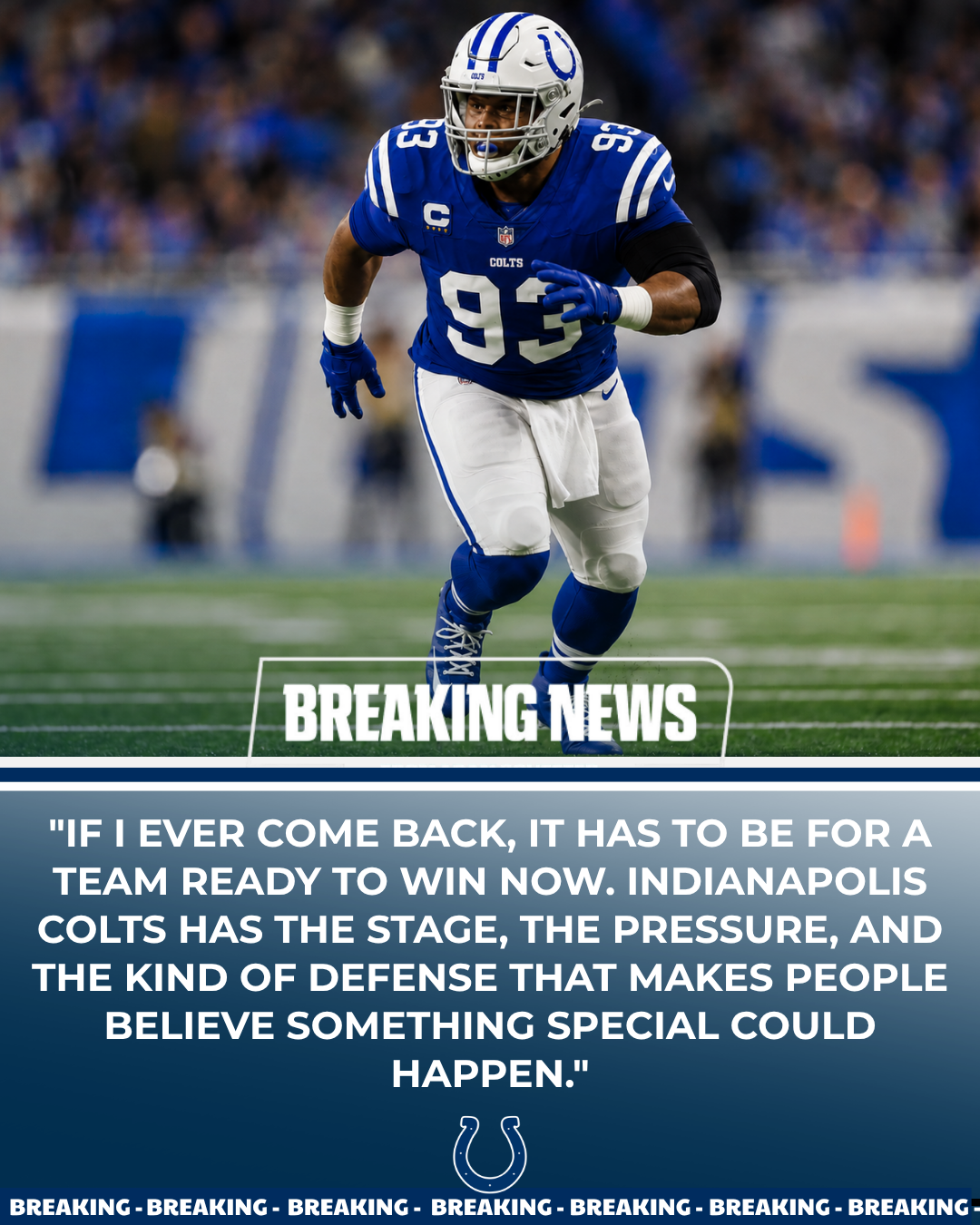 NFL World Buzzing as 10-Time Pro Bowler Eyes Stunning Comeback, With Indianapolis Colts Emerging as a Shockingly Perfect Landing Spot for the Legendary Star