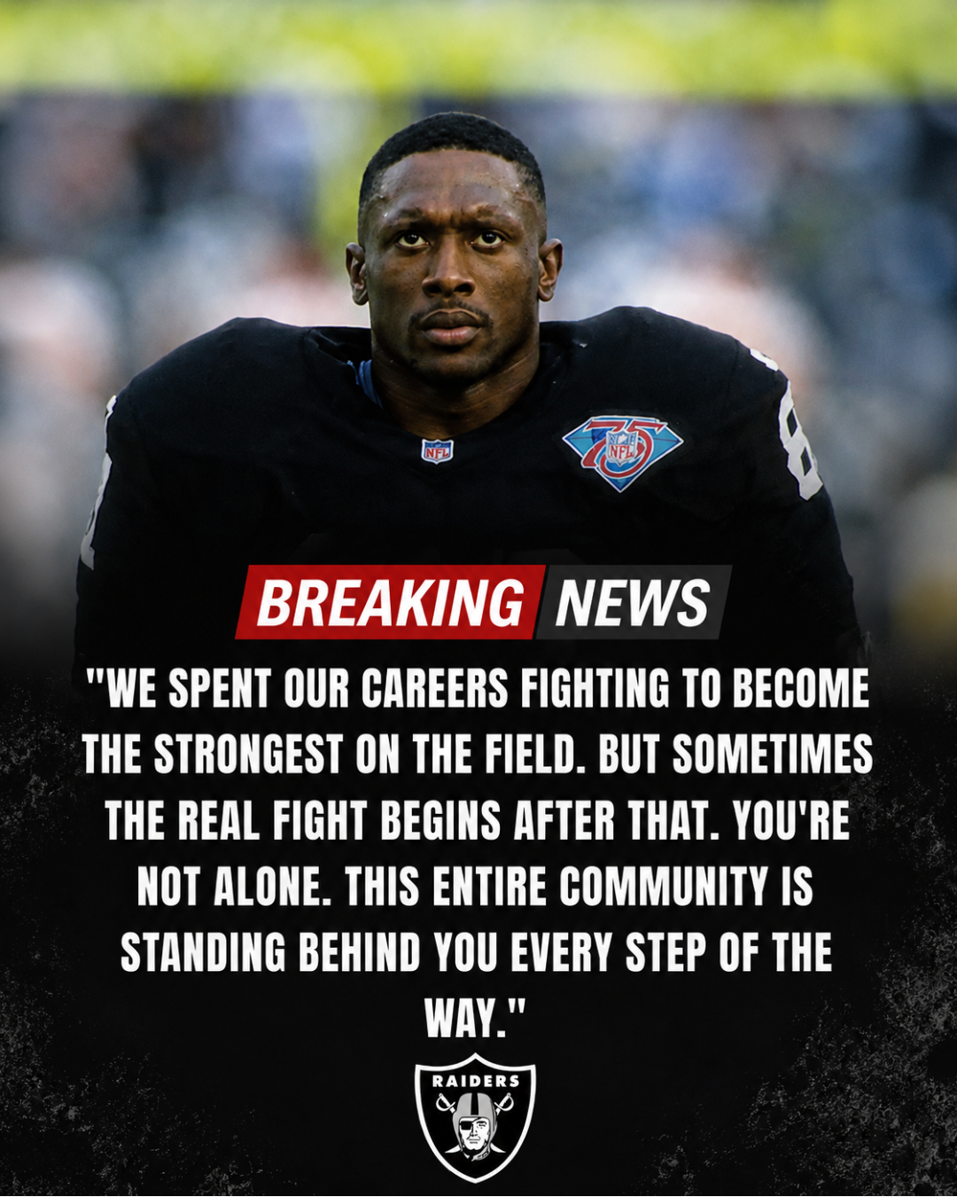 Raiders Legend Tim Brown Sends Heartfelt Well Wishes to Iconic Silver and Black Hero Who Once Dominated the Coliseum, Diagnosed With ALS and Given Only a Few Months to Live