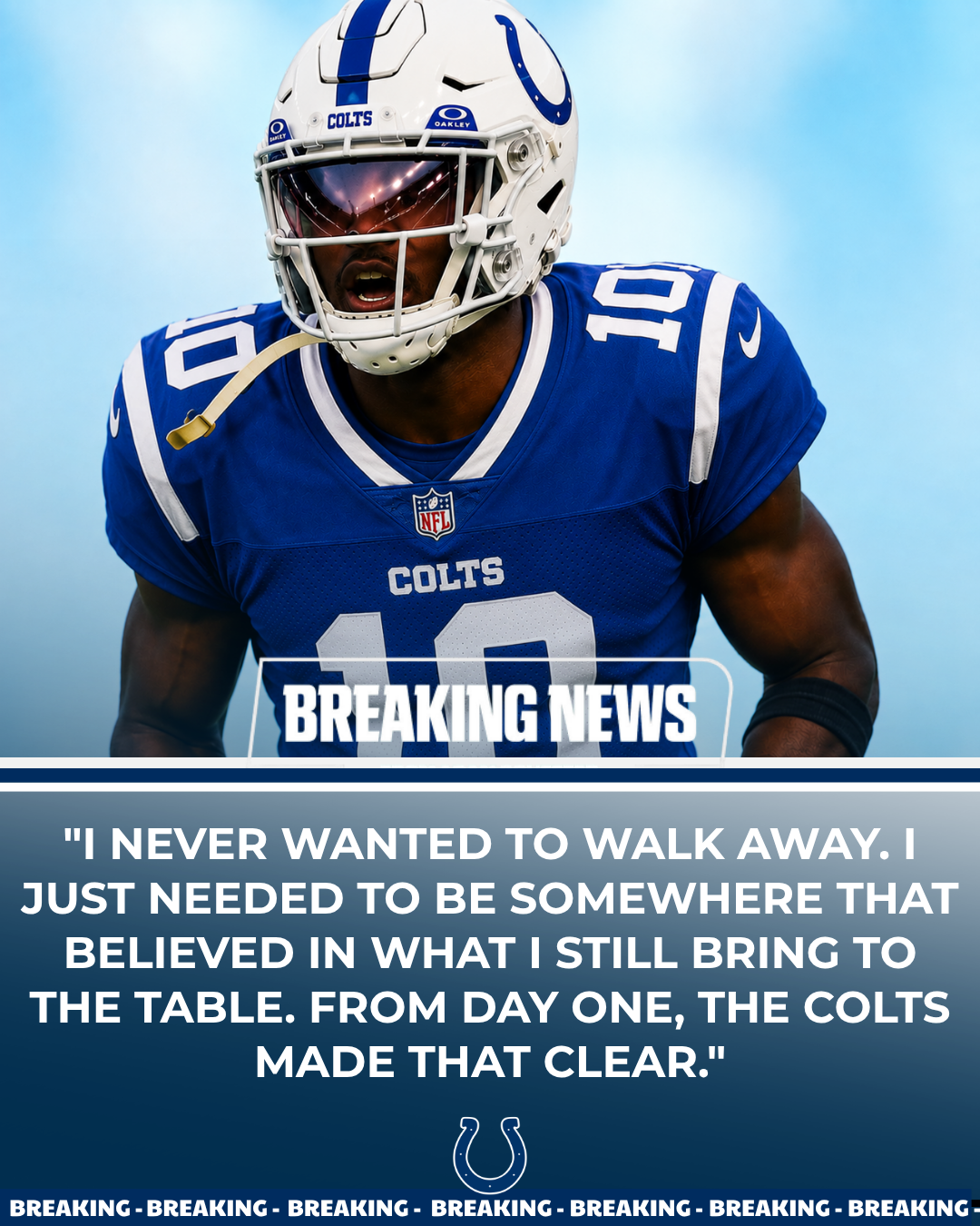 48 Hours After Indianapolis Walked Away From Extension Talks, a 7-Time Pro Bowl WR Finds a New Home — And Colts Fans Won’t Believe Who’s Arriving….