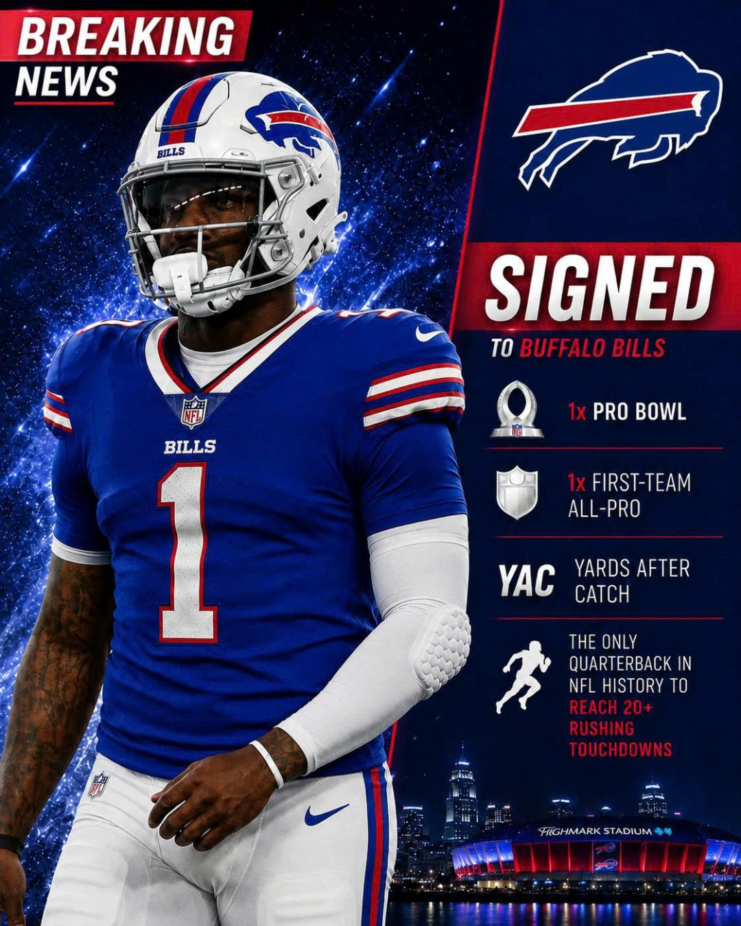 Adam Schefter Confirms the Only Wide Receiver in NFL History With 21 Rushing Touchdowns Is Heading to Buffalo on a $28 Million Deal, Calling the Bills the Final Stop of His NFL Career
