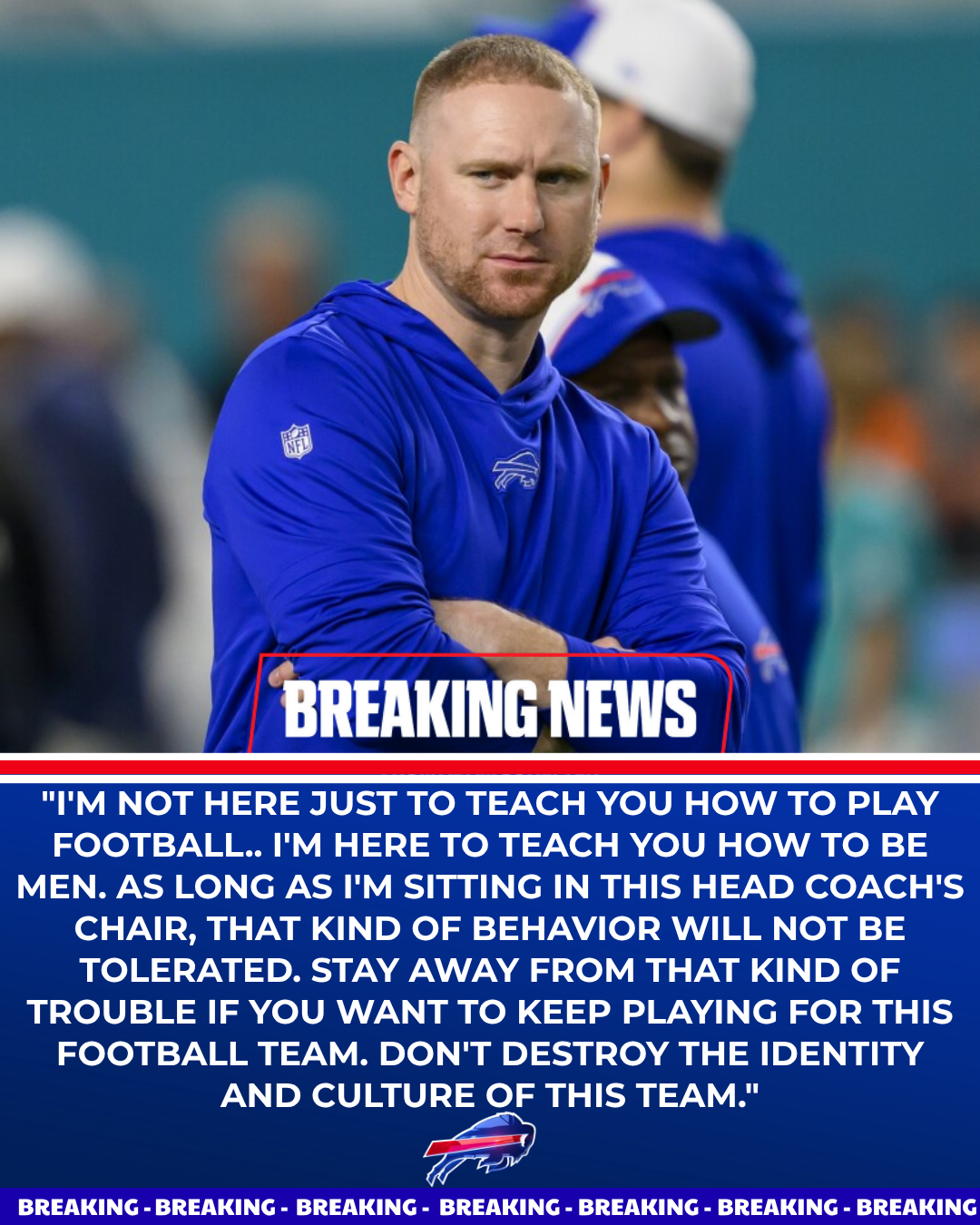 Buffalo Bills Release Rookie After Serious Gambling Losses Allegedly Forced Him to Sell All His Assets — HC Joe Brady Sends Strong Message About the “Bills Standard” in Buffalo