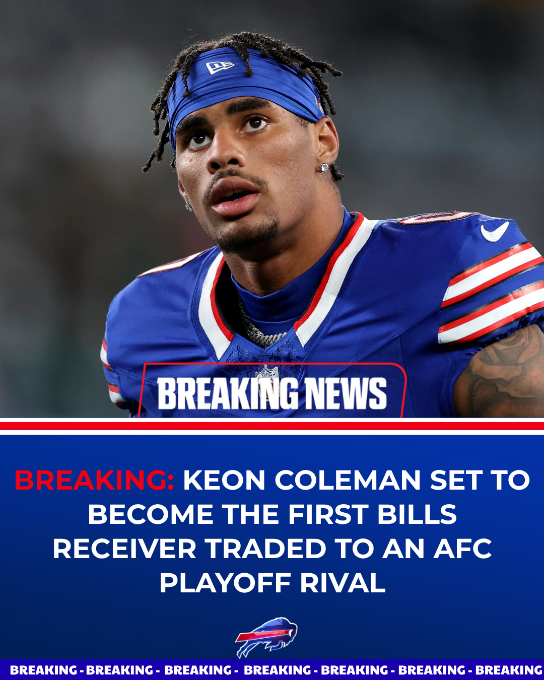 Keon Coleman Set to Become the First Bills Receiver Traded to an AFC Playoff Rival