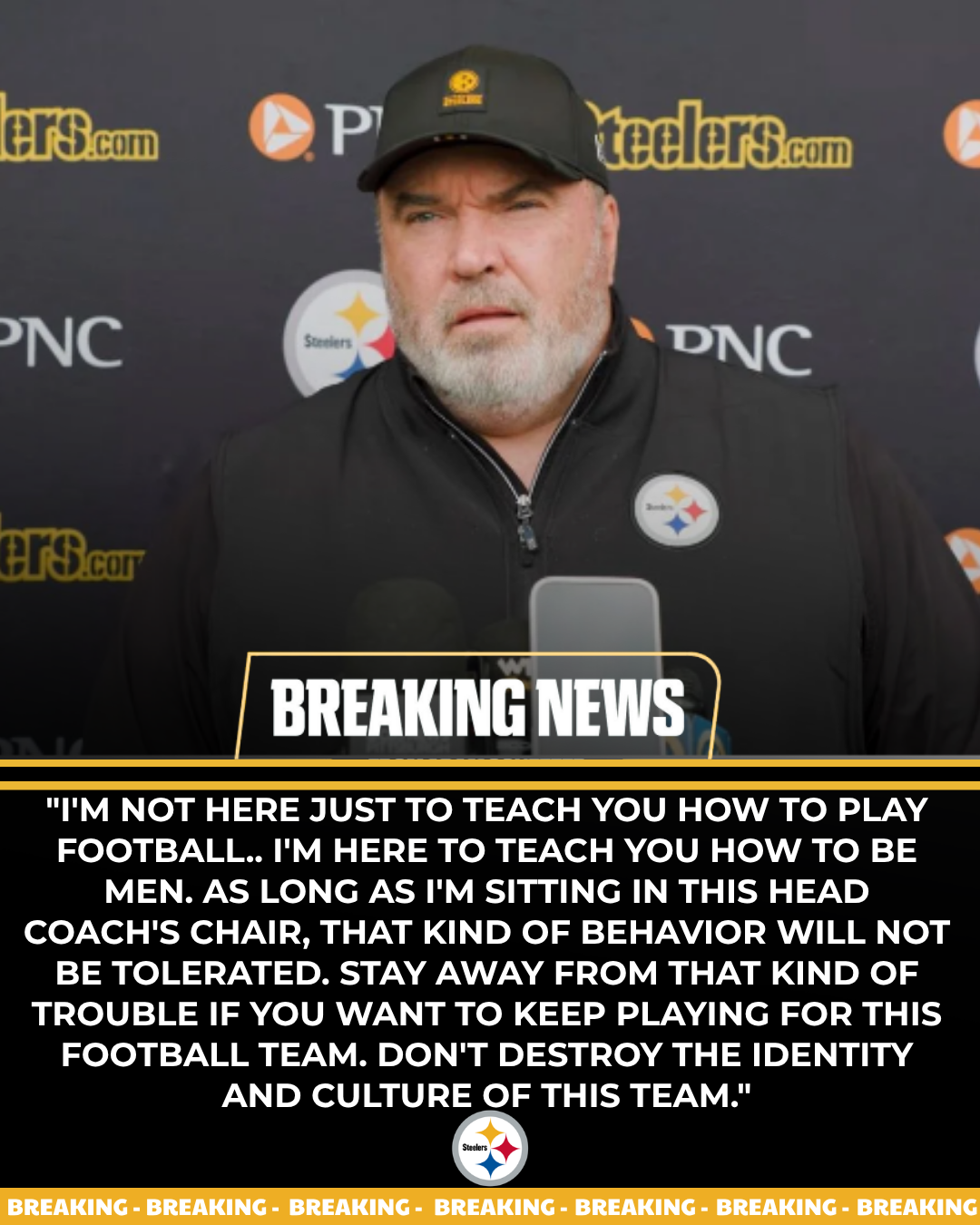 Steelers Release Rookie After Serious Gambling Losses Allegedly Forced Him to Sell All His Assets — Mike McCarthy Sends Strong Message About the “Steelers Standard” in Pittsburgh