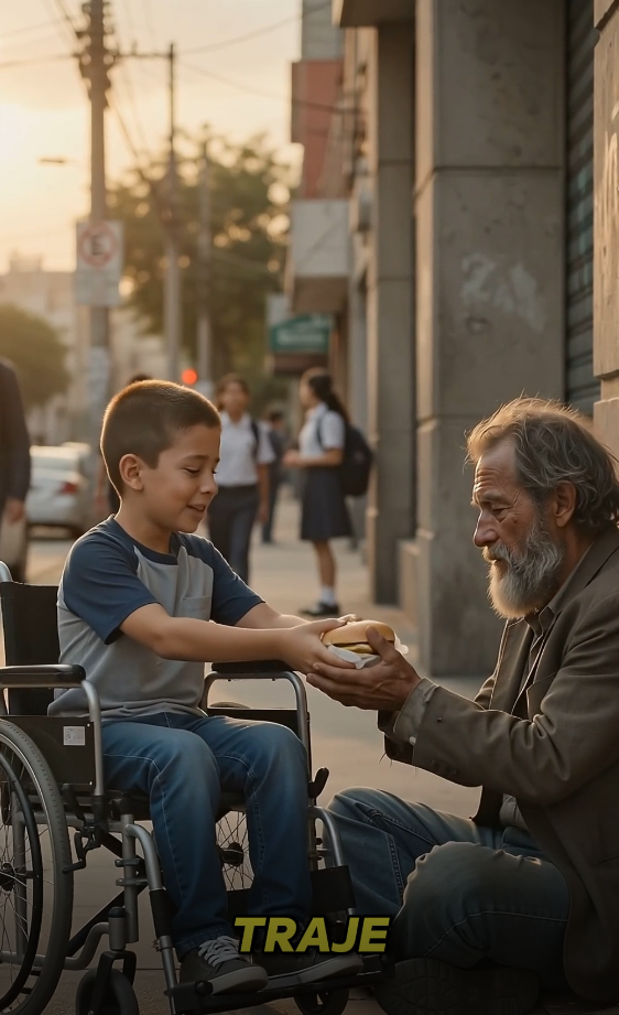 Compartió su comida con un anciano sin hogar, sin saber que era el legendario médico que podría curar su discapacidad.