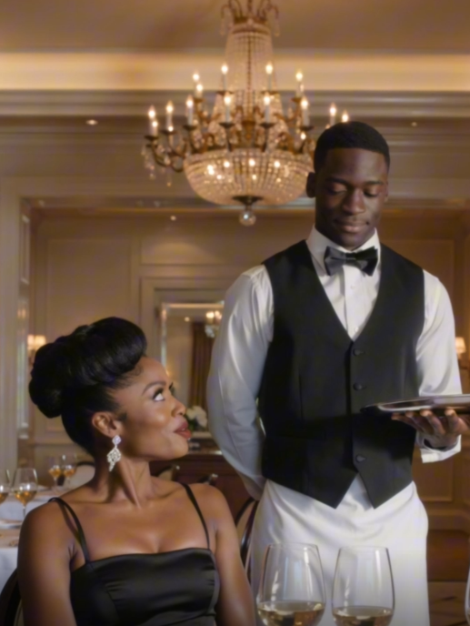 She Mocked the “Waiter” in Front of Everyone — Then His Assistant Called Him “Sir” and Revealed Who He Really Was 1