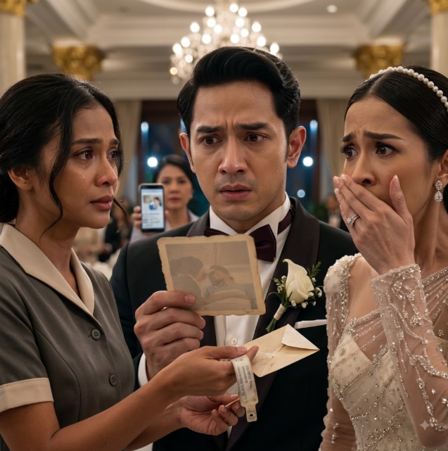 027TID_Pengantin Itu Mengusir Pembantu di Depan Semua Tamu—Tapi Foto Lama di Tangannya Membuat Sang Pengantin Pria Membeku