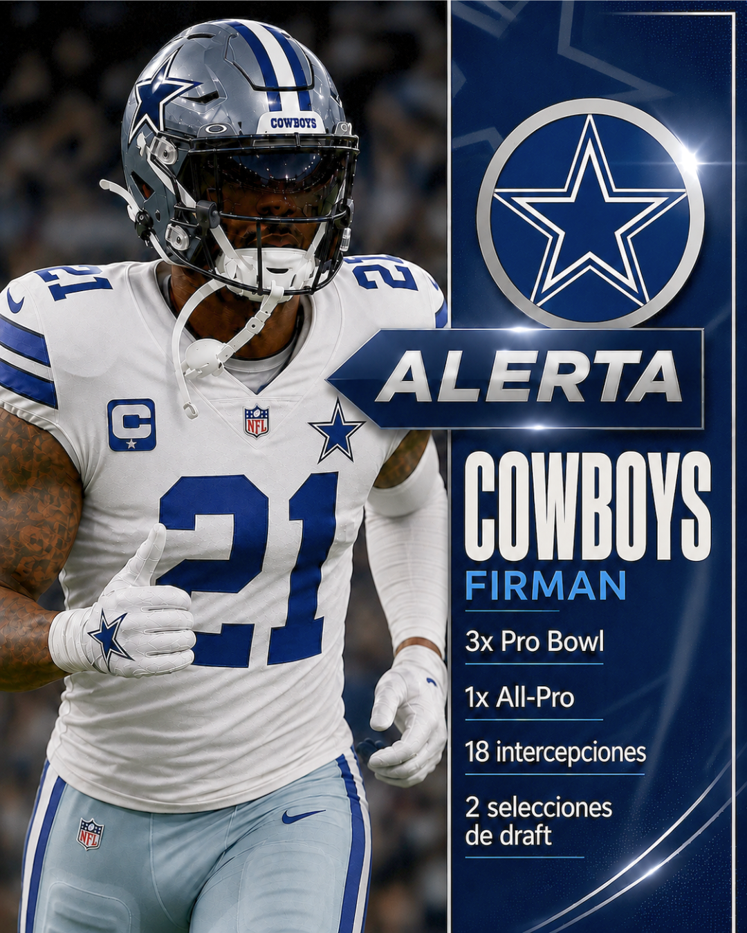 Estrella Defensiva 3x Pro Bowl Se Unirá a los Dallas Cowboys en un Acuerdo Blockbuster de $100 Millones — Una Mejora Masiva para la Defensiva de los Cowboys Justo Antes del Inicio de la Temporada