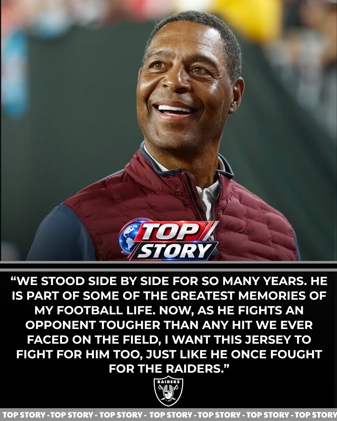 Raiders Legend Marcus Allen Sells the Super Bowl XVIII Jersey He Last Wore for a “Record Price” to Support Teammate Battling Parkinson’s Disease