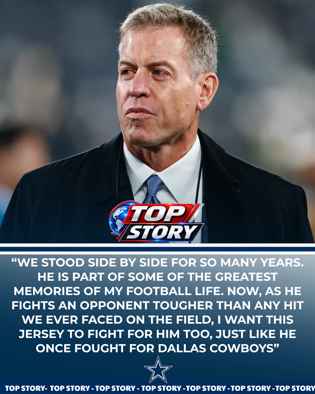 Cowboys Legend Troy Aikman Sells the Super Bowl XXVII Jersey He Last Wore for a “Record Price” to Support Teammate Battling Parkinson’s Disease