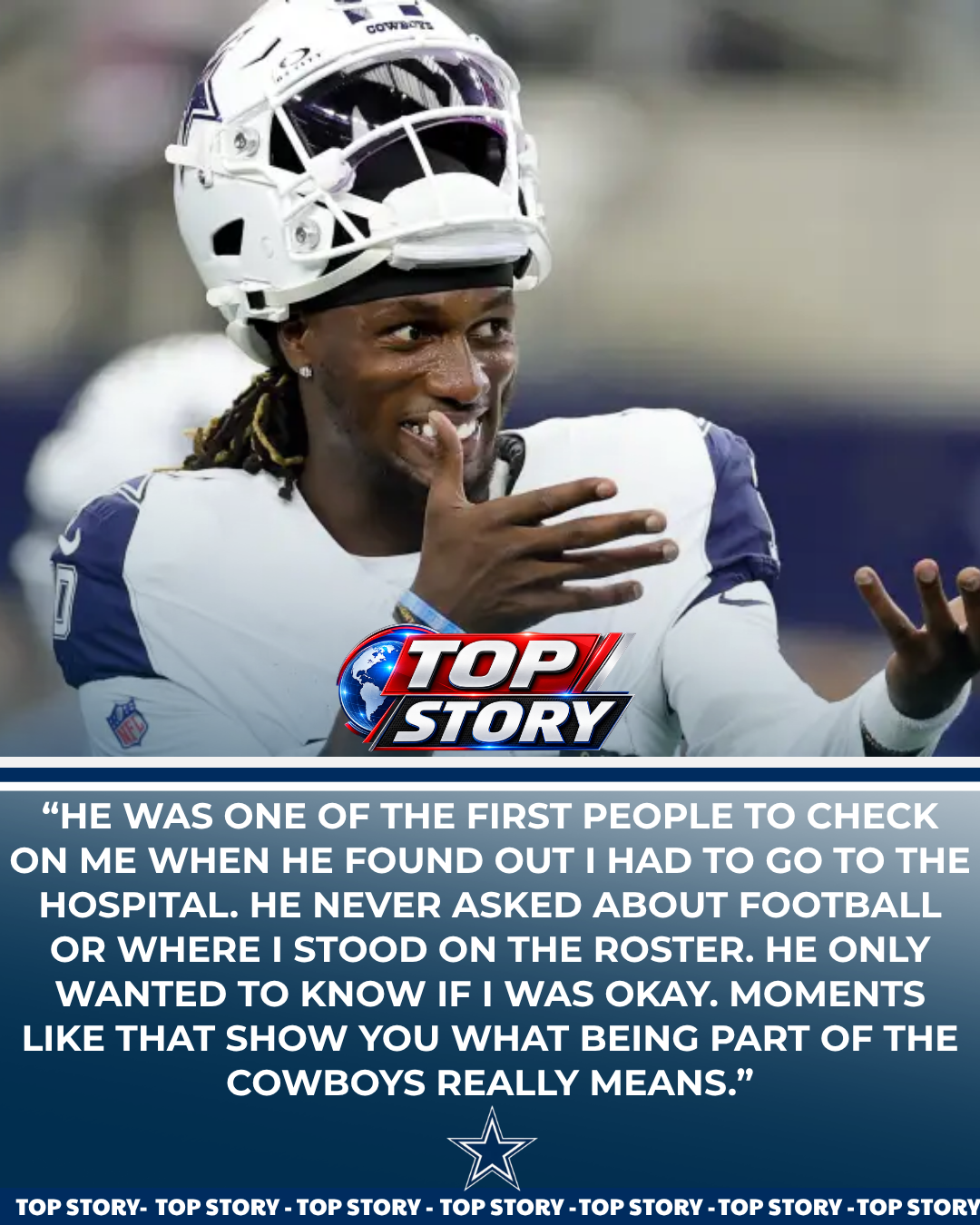 After the Cowboys’ First Preseason Loss, Young Star Joe Milton III Moves Fans With a Thank You to the “Cowboys Captain” After a Concerning Injury Sent Him to the Hospital