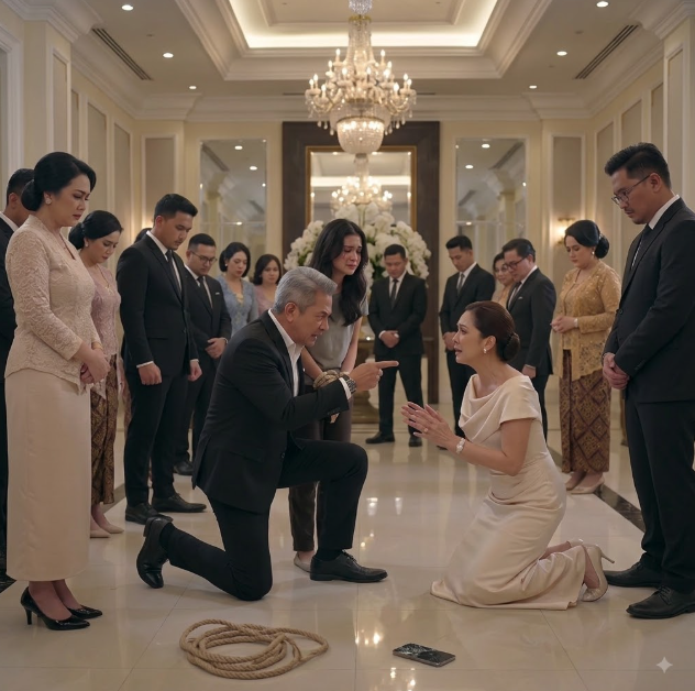 034TID-Dia Dipaksa Merangkak di Pesta Mewah—Tapi Satu Kalimatnya Membuat Semua Orang Terdiam