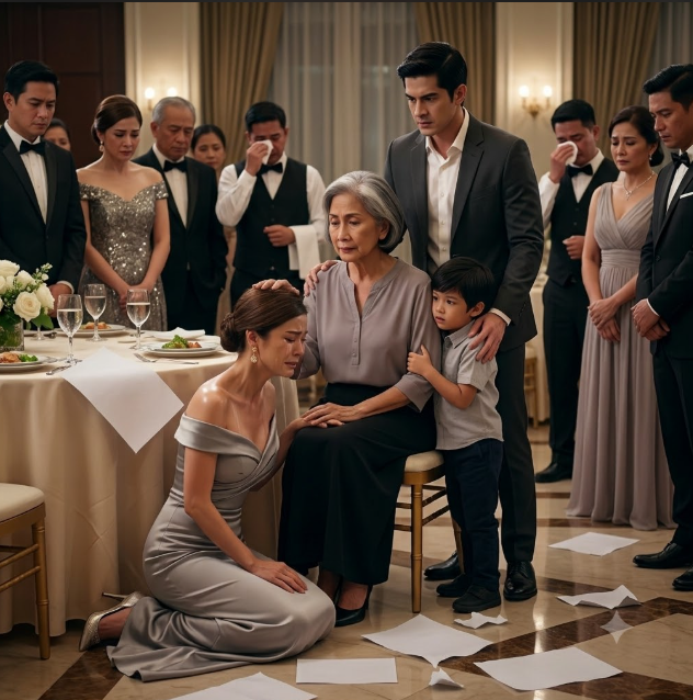 029TPLPINAHIYA NIYA ANG MATANDANG BABAE SA HARAP NG LAHAT—HINDI NIYA ALAM KUNG KANINONG INA ITO!
