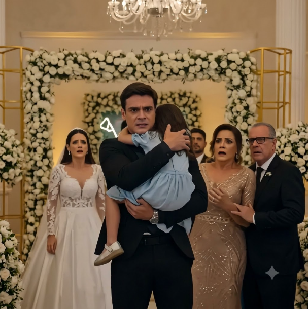 35vBZ O Noivo Parou o Casamento ao Perceber Que Sua Filha Sumiu